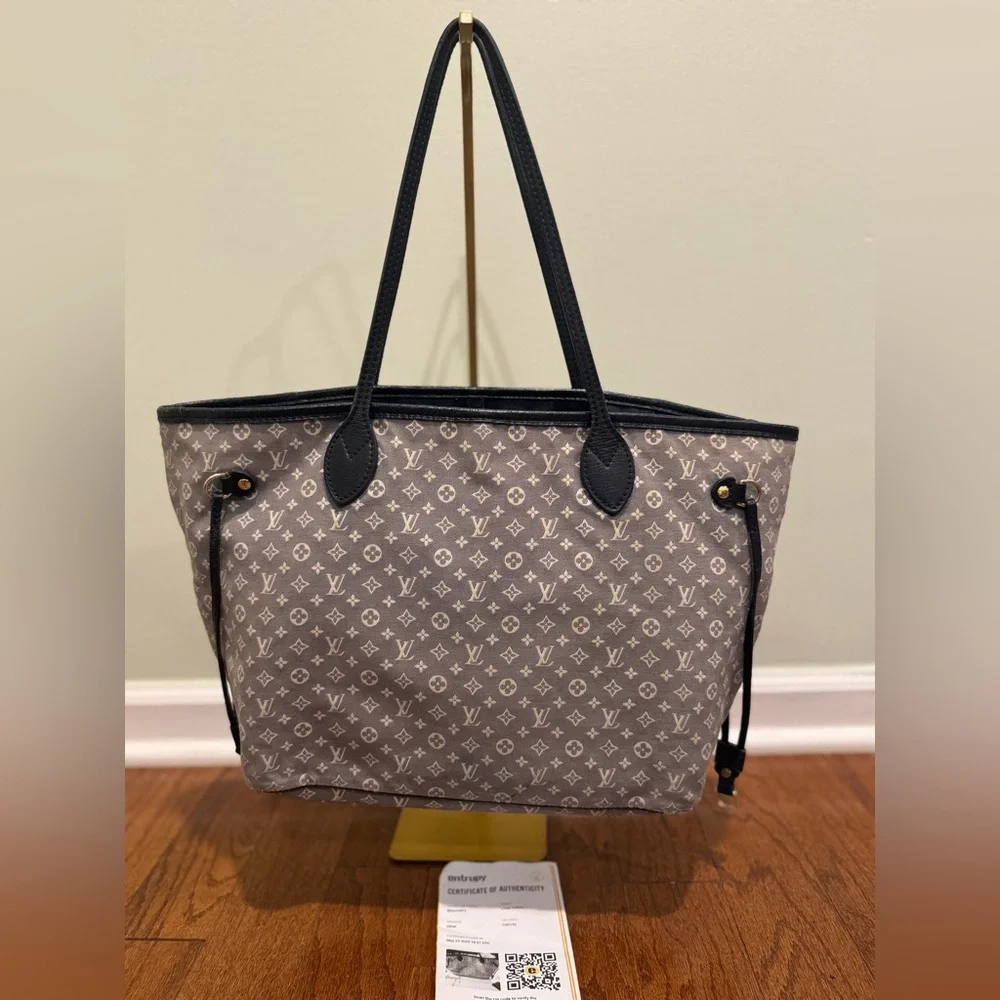 Louis Vuitton Denim Monogram LV Neverfull Limited Edition Tote Bag - Picture 1 of 10